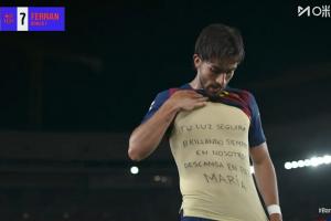 进球无效！费兰凌空斩爆杆破门，但VAR介入判罚他越位在先