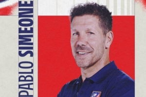 西蒙尼迎来56岁生日，马竞官推送祝福：生日快乐，我们非常爱你！