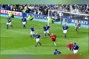 贝氏英超绝唱！小贝在英超的最后一场比赛，任意球完美弧线破门！