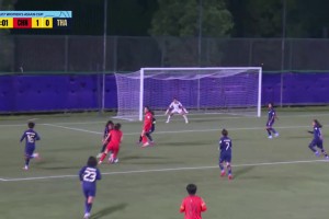 U17中国女足2-0领先！李启娴门前包抄破门